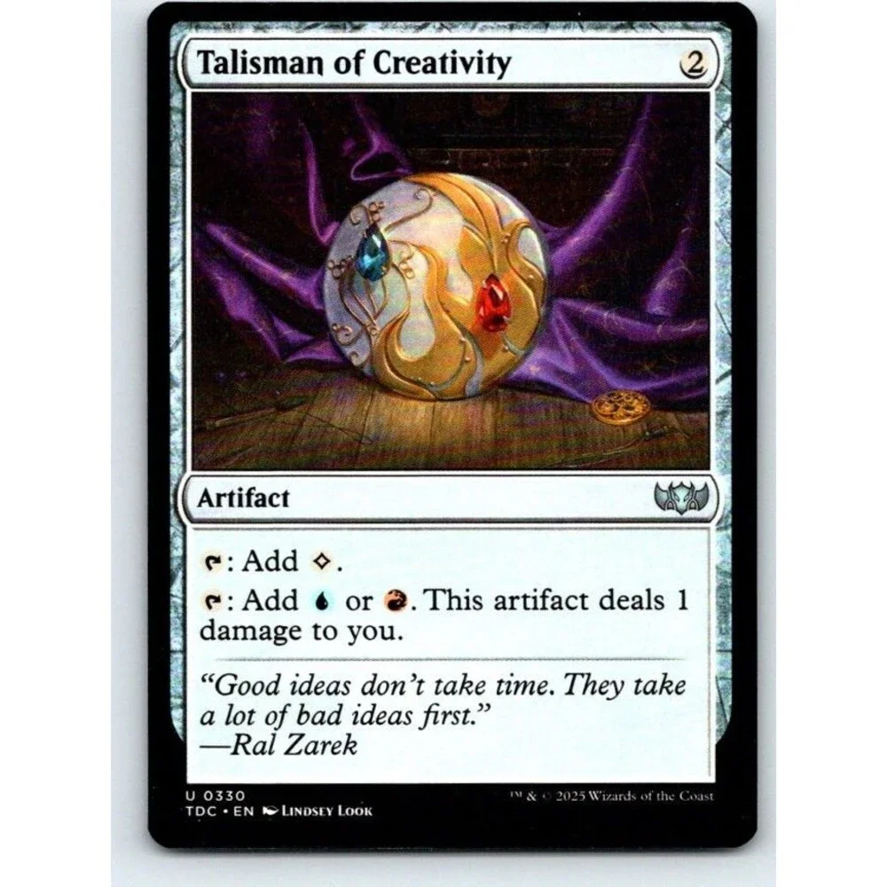 Talisman of Creativity | 330 | Commander: Tarkir: Dragonstorm | Magic